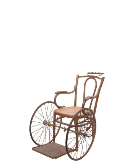 Period bentwood wheelchair